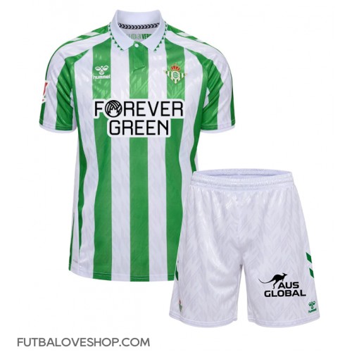 Dres Real Betis Domáci pre deti 2024-25 Krátky Rukáv (+ trenírky)